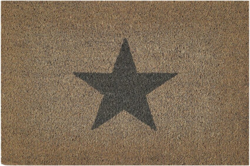 Fußmatte »Kokos Star«, Andiamo, rechteckig, Höhe 15 mm, Schmutzfangmatte, Motiv Sterne, In- und Outdoor geeignet-Fußmatten-Ideen für dein Zuhause von Home Trends