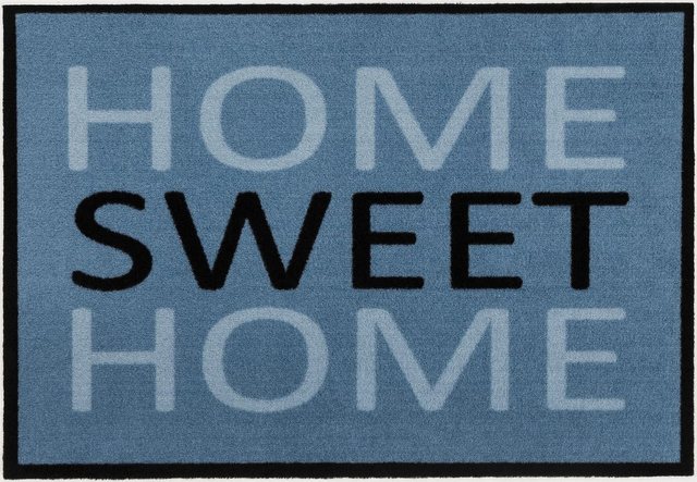 Fußmatte »Elena, home sweet home«, Andiamo, rechteckig, Höhe 10 mm, Schmutzfangmatte, mit Spruch, waschbar, rutschhemmend beschichtet-Fußmatten-Inspirationen