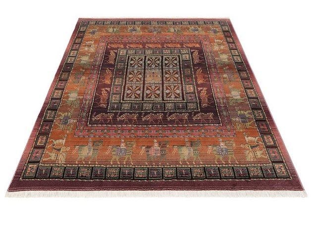 Teppich »Gabiro Pazyryk«, Oriental Weavers, rechteckig, Höhe 11 mm, Orient-Optik, mit Fransen, Wohnzimmer-Teppiche-Inspirationen
