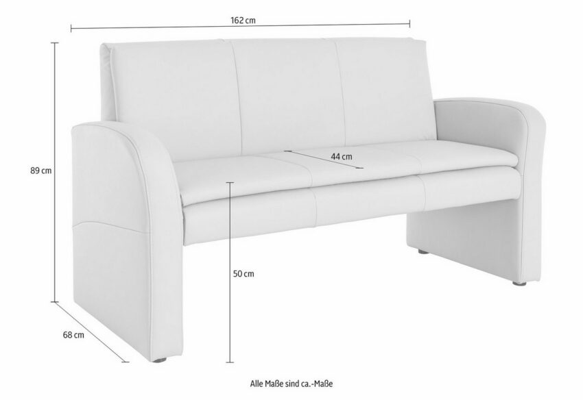 exxpo - sofa fashion Polsterbank »Cortado«, Frei im Raum stellbar-Sitzbänke-Ideen für dein Zuhause von Home Trends
