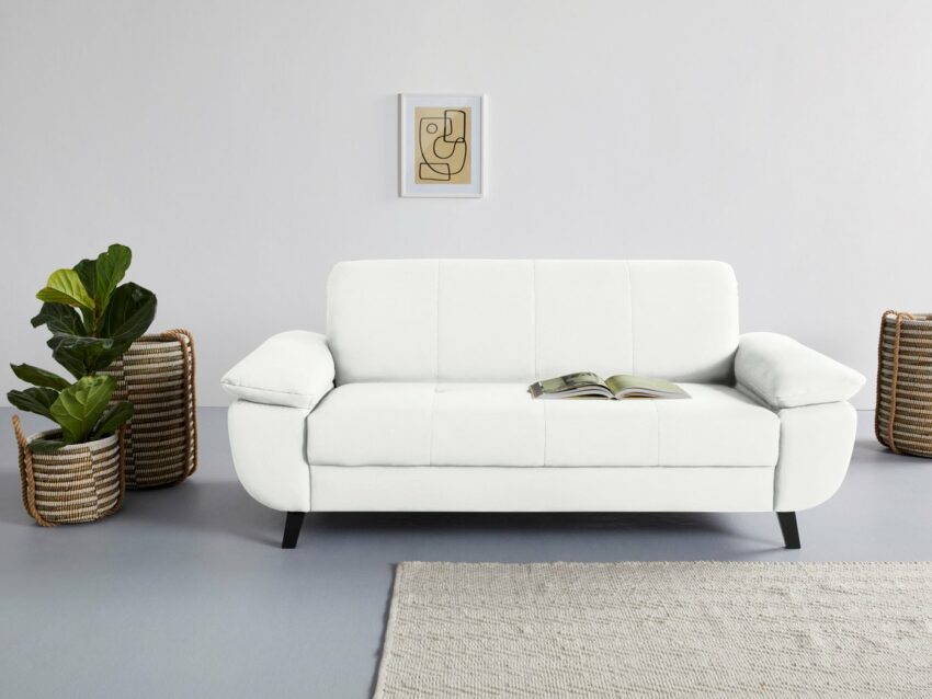 TRENDMANUFAKTUR 3-Sitzer »Quadro«, weitere Typen erhältlich, mit extra breiten Armlehnen, in moderner Optik-Sofas-Ideen für dein Zuhause von Home Trends
