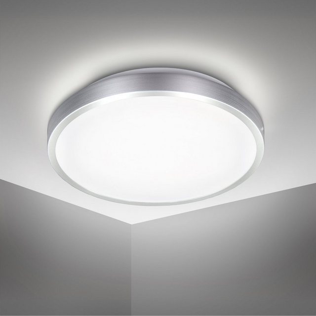 B.K.Licht LED Deckenleuchte, LED Deckenlampe Titan Optik inkl. 15W 1500 Lumen LED-Modul IP20 Ø29cm-Lampen-Inspirationen