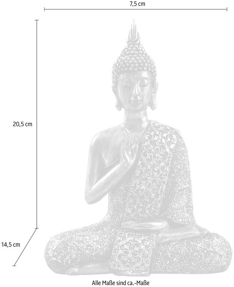 pajoma Buddhafigur »Paduma«, sitzend-Figuren-Ideen für dein Zuhause von Home Trends