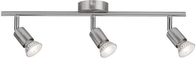 Paulmann LED Deckenleuchte »3er-Spot Carolina GU10, max 10W Nickel matt Nickel matt«-Lampen-Inspirationen
