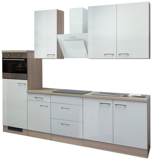 Flex-Well Küchenzeile »Abaco«, mit E-Geräten, Gesamtbreite 270 cm-Küchenzeilen-Inspirationen
