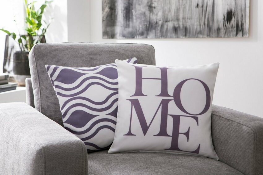 Kissenhüllen »Desner«, my home (2 Stück), in tollen Unifarben-Kissen-Ideen für dein Zuhause von Home Trends