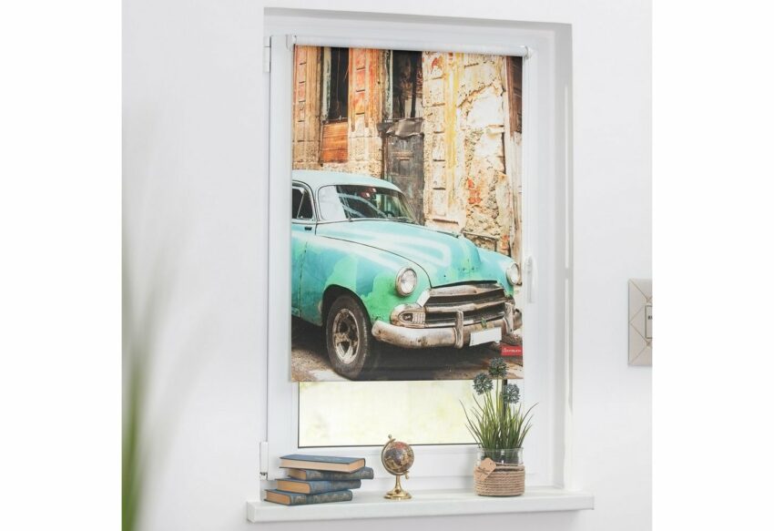 Seitenzugrollo »Klemmfix Motiv Kuba«, LICHTBLICK ORIGINAL, Lichtschutz, ohne Bohren, freihängend, bedruckt-Rollos-Ideen für dein Zuhause von Home Trends
