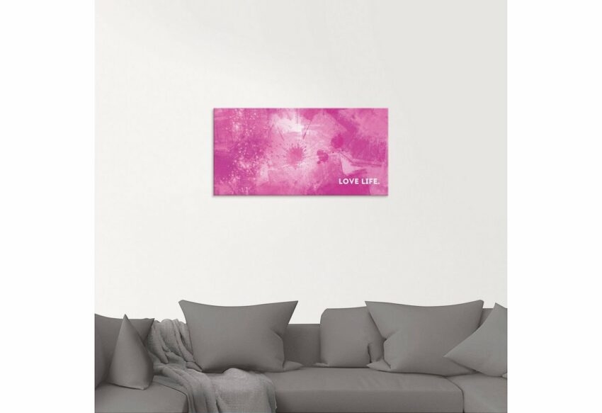Artland Glasbild »Emotionale Kunst Liebesleben«, Sprüche & Texte (1 Stück)-Bilder-Ideen für dein Zuhause von Home Trends