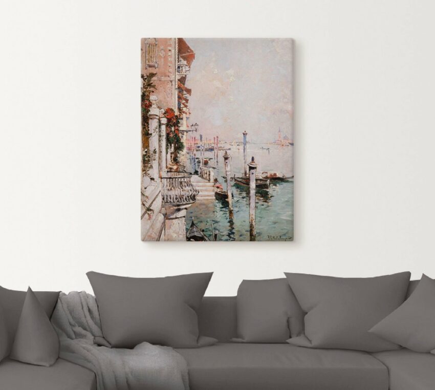 Artland Wandbild »Der Canal Grande, Venedig.«, Italien (1 Stück), in vielen Größen & Produktarten -Leinwandbild, Poster, Wandaufkleber / Wandtattoo auch für Badezimmer geeignet-Bilder-Ideen für dein Zuhause von Home Trends