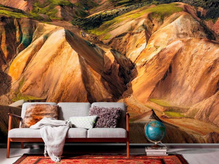 Komar Vliestapete »Shiny Mountains«, glatt, naturalistisch-Tapeten-Ideen für dein Zuhause von Home Trends