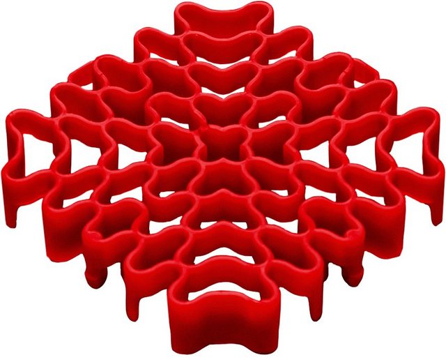 florco® Klickfliesen »Expansionsteil kurz«, Zubehör 1 Packung (10x10 cm),rot,für 40x40 cm Klickfliesen-Terrassenböden-Inspirationen