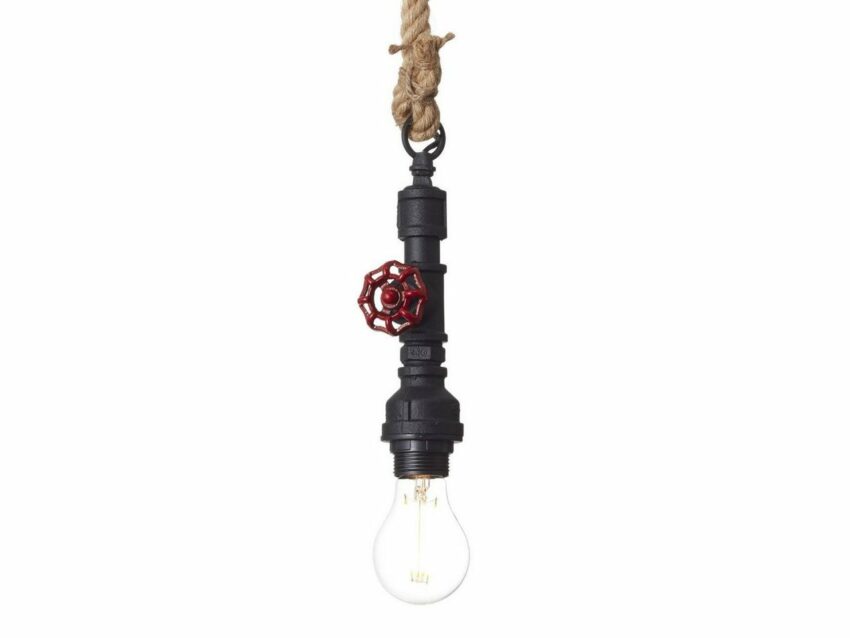 Brilliant Leuchten Pendelleuchte »Torchlamp«, Hängelampe 1flg schwarz/braun/rot-Lampen-Ideen für dein Zuhause von Home Trends