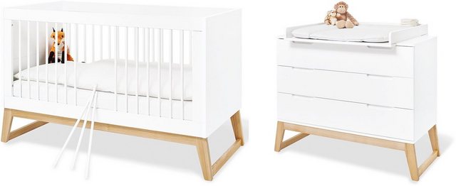 Pinolino® Babymöbel-Set »Bridge«, (Spar-Set, 2-St), breit, mit Kinderbett und Wickelkommode, Made in Europe-Babymöbel-Sets-Inspirationen