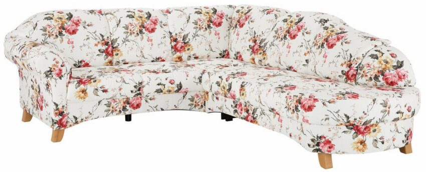 Home affaire Ecksofa »Mayfair«, mit Federkern, mit Blumenmuster-Sofas-Ideen für dein Zuhause von Home Trends