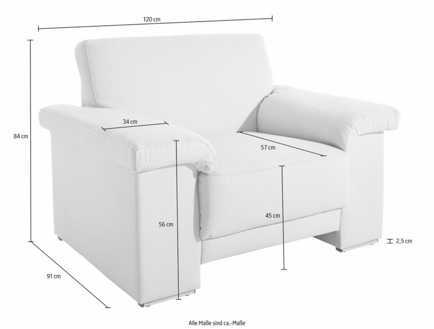 Sessel »Arizona«, mit Federkern-Sessel-Ideen für dein Zuhause von Home Trends