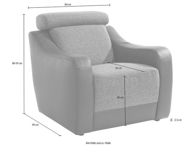exxpo - sofa fashion Sessel, inklusive Kopf- bzw. Rückenverstellung-Sessel-Inspirationen
