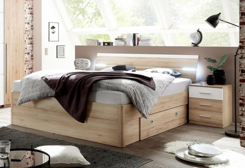 Schlafkontor Bett, inkl. 2 Nachttische und 2 Schubkästen-Betten-Ideen für dein Zuhause von Home Trends