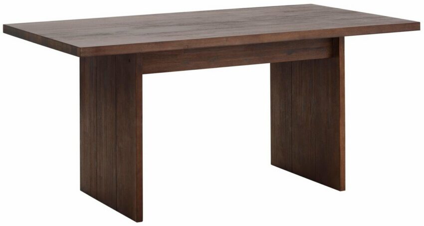 Home affaire Esstisch »Maine«, aus massivem Akazienholz, mit zwei massiven Beingestell-Holzplatten, in zwei Tischbreiten-Tische-Ideen für dein Zuhause von Home Trends