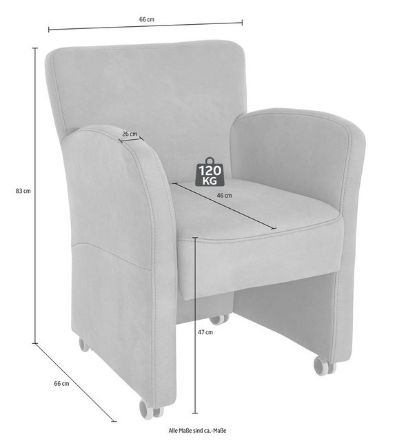 exxpo - sofa fashion Sessel »Intenso«, Breite 66 cm-Sessel-Inspirationen