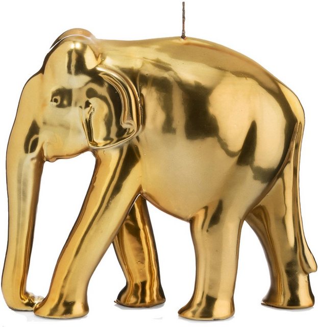 Wiedemann Formkerze »Elefant«, Höhe 19,5 cm, goldfarben-Kerzen-Inspirationen