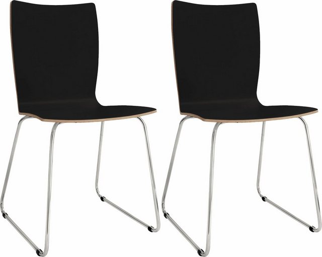 now! by hülsta Stuhl »S 20-2« (Set, 2 Stück), mit Kufengestell aus Chrom-Stühle-Inspirationen