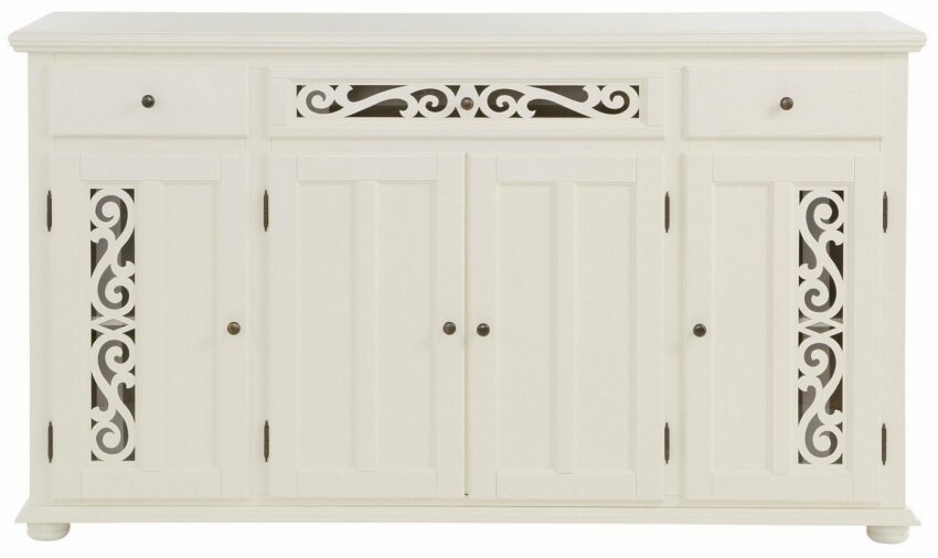 Home affaire Sideboard »Arabeske«, mit schönen dekorativen Fräsungen auf Tür- und Schubladenfronten, Breite 171 cm-Sideboards-Ideen für dein Zuhause von Home Trends