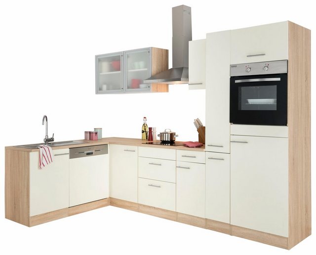 OPTIFIT Winkelküche »Kalmar«, mit E-Geräten, Stellbreite 300 x 175 cm-Küchenzeilen-Inspirationen