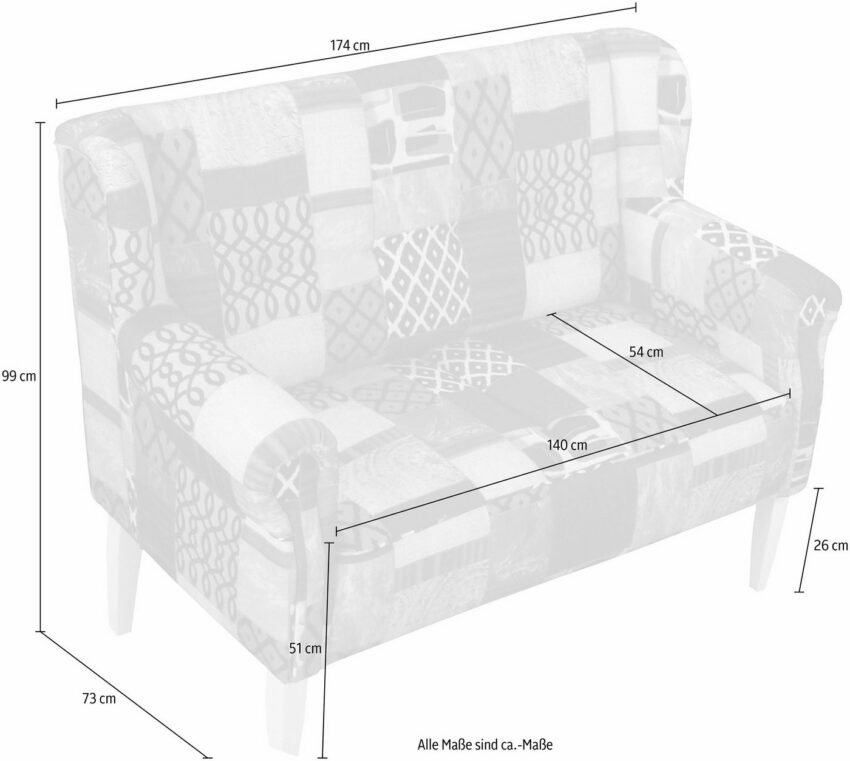 Home affaire 3-Sitzer »Moro«, mit Federkern-Sofas-Ideen für dein Zuhause von Home Trends