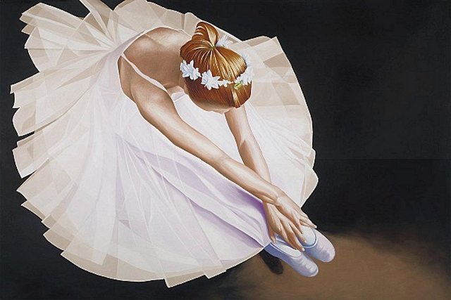 Home affaire Leinwandbild »K.BLACK/Ballerina«, 70/50 cm-Bilder-Inspirationen