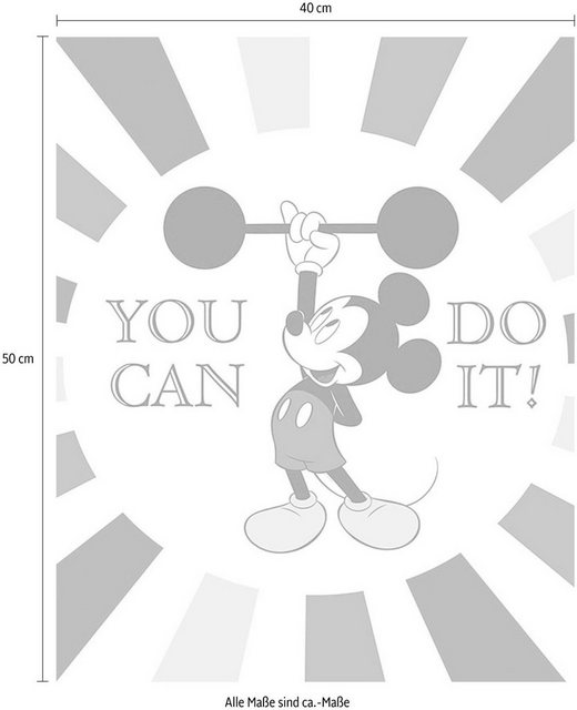 Komar Poster »Mickey Mouse Do it«, Disney, Höhe: 40cm-Bilder-Inspirationen