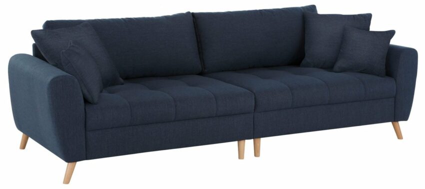 Home affaire Big-Sofa »Jordsand«, mit feiner Steppung und vielen losen Kissen-Sofas-Ideen für dein Zuhause von Home Trends