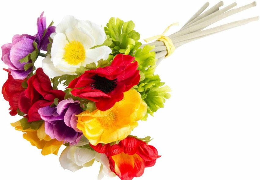 Kunstblume »Anemonenbündel« Anemone, Botanic-Haus, Höhe 32 cm-Kunstpflanzen-Ideen für dein Zuhause von Home Trends