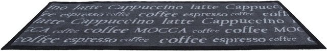 Küchenläufer »Mocca«, Andiamo, rechteckig, Höhe 5 mm, mit Schriftzug, Küche-Teppiche-Inspirationen