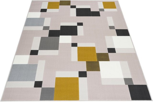 Teppich »Nuve«, INOSIGN, rechteckig, Höhe 10 mm, modernes Design, Wohnzimmer-Teppiche-Inspirationen