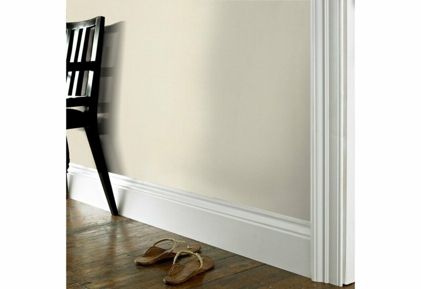 WOW Vliestapete »Gewebe«, (1 St), Weiß Sand - 10m x 52cm-Tapeten-Ideen für dein Zuhause von Home Trends