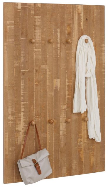 Home affaire Garderobenpaneel »Rondo«, mit 8 massivem Holzhaken, im Shabby-Look, Breite 75 cm-Garderoben-Inspirationen
