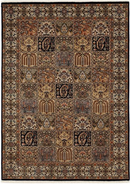 Orientteppich »Vasuki«, OCI DIE TEPPICHMARKE, rechteckig, Höhe 4 mm, handgeknüpft, mit Fransen, Wohnzimmer-Teppiche-Inspirationen