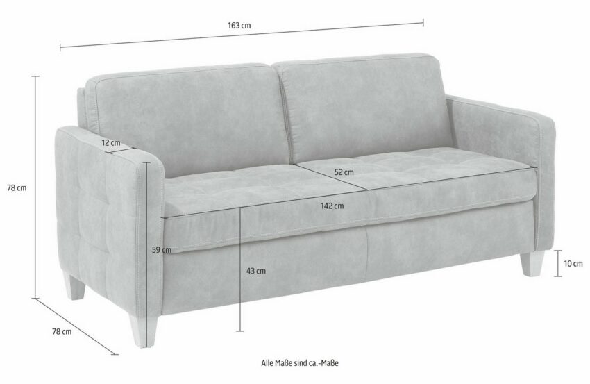 Home affaire 2,5-Sitzer »Earl«-Sofas-Ideen für dein Zuhause von Home Trends