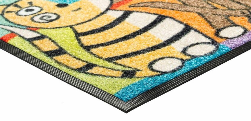 Fußmatte »Miezentreffen«, wash+dry by Kleen-Tex, rechteckig, Höhe 7 mm, Schmutzfangmatte, Motiv Katzen, rutschhemmend, waschbar-Fußmatten-Ideen für dein Zuhause von Home Trends