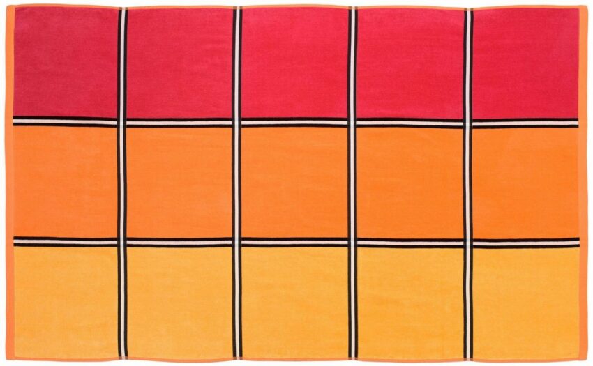 Gözze Strandtuch »Karo« (1-St), mit fröhlichen Farben-Handtücher-Ideen für dein Zuhause von Home Trends