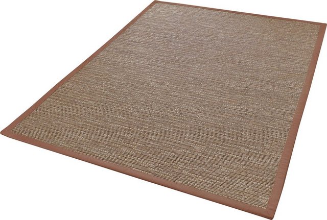 Teppich »Naturino Effekt«, Dekowe, rechteckig, Höhe 8 mm, Flachgewebe, Sisal-Optik, mit Bordüre, In- und Outdoor geeignet, Wohnzimmer-Teppiche-Inspirationen