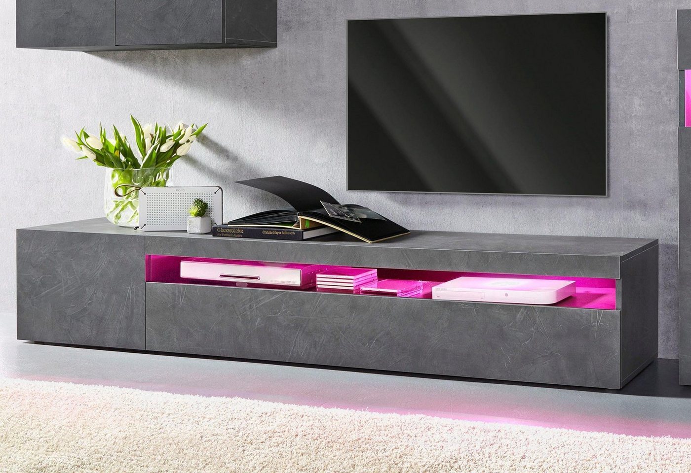 Tecnos Lowboard, Breite 200 cm, ohne Beleuchtung-Lowboards-Ideen für dein Zuhause von Home Trends