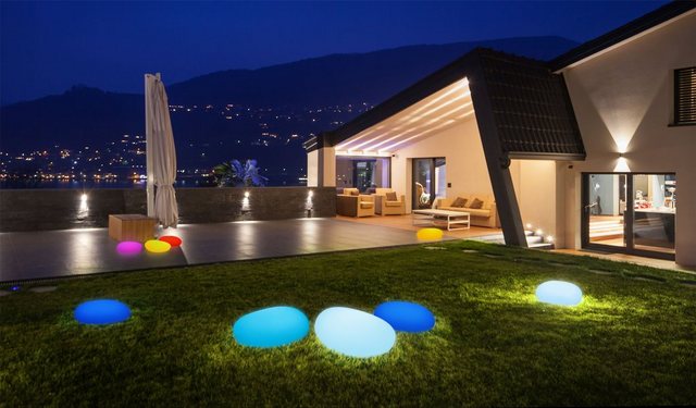 BONETTI LED Gartenleuchte »LED Solar Steinleuchte 50 cm«-Lampen-Inspirationen