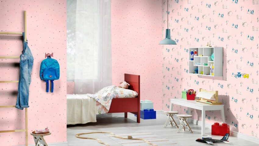 Rasch Papiertapete »Bambino XVIII«, glatt, gemustert, (1 St)-Tapeten-Ideen für dein Zuhause von Home Trends