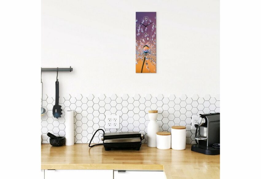 Artland Wanduhr »Glasuhr Pusteblumen Tautropfen«-Uhren-Ideen für dein Zuhause von Home Trends