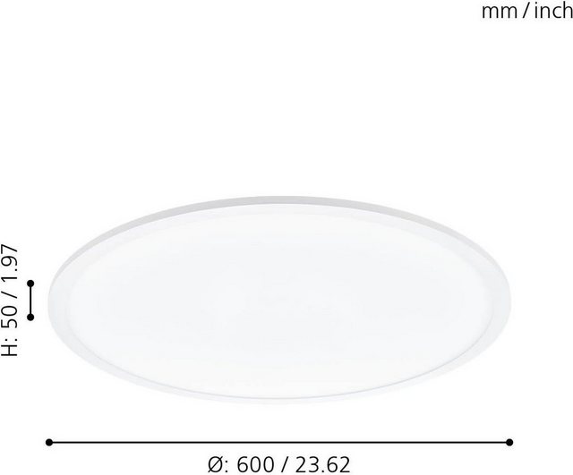 EGLO Deckenleuchte »SARSINA«, dimmbar, Durchmesser 60 cm-Lampen-Inspirationen