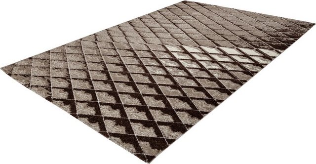 Teppich »Nora«, INOSIGN, rechteckig, Höhe 12 mm, Hoch-Tief-Effekt, Wohnzimmer-Teppiche-Inspirationen