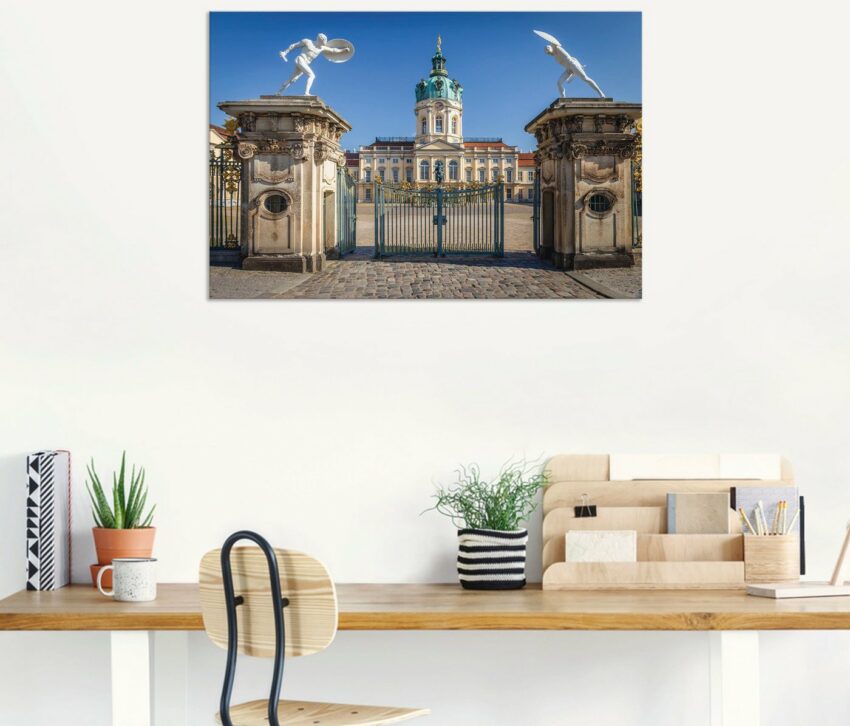 Artland Wandbild »Schloss Charlottenburg«, Gebäude (1 Stück), in vielen Größen & Produktarten - Alubild / Outdoorbild für den Außenbereich, Leinwandbild, Poster, Wandaufkleber / Wandtattoo auch für Badezimmer geeignet-Bilder-Ideen für dein Zuhause von Home Trends
