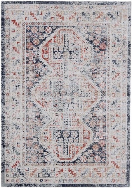 Teppich »Rina«, carpetfine, rechteckig, Höhe 3 mm, Orient Vintage Look-Teppiche-Inspirationen