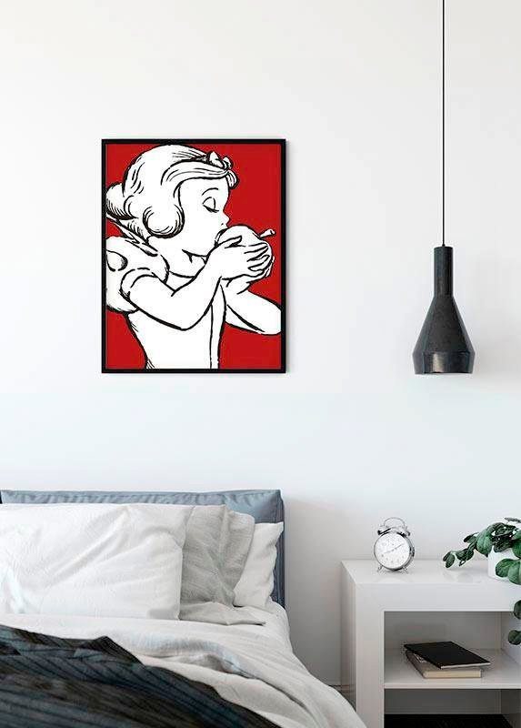 Komar Poster »Snow White Apple Bite - red«, Disney, Höhe: 50cm-Bilder-Ideen für dein Zuhause von Home Trends